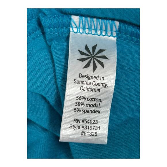 Athleta Drop In Tiered Dress Womens 1X Blue Sleeveless Tank Button Front Midi - Picture 6 of 11